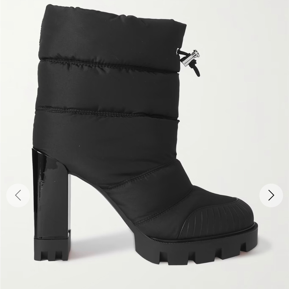 BRAND NEW CHRISTIAN LOUBOUTIN
Oriona 100 rubber-trimmed quilted padded shell - Picture 5 of 8